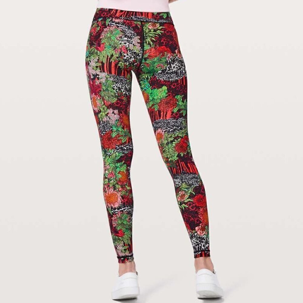 Lululemon Wunder Under Hi-Rise Tight 28" Zen Garden Multi Size 2